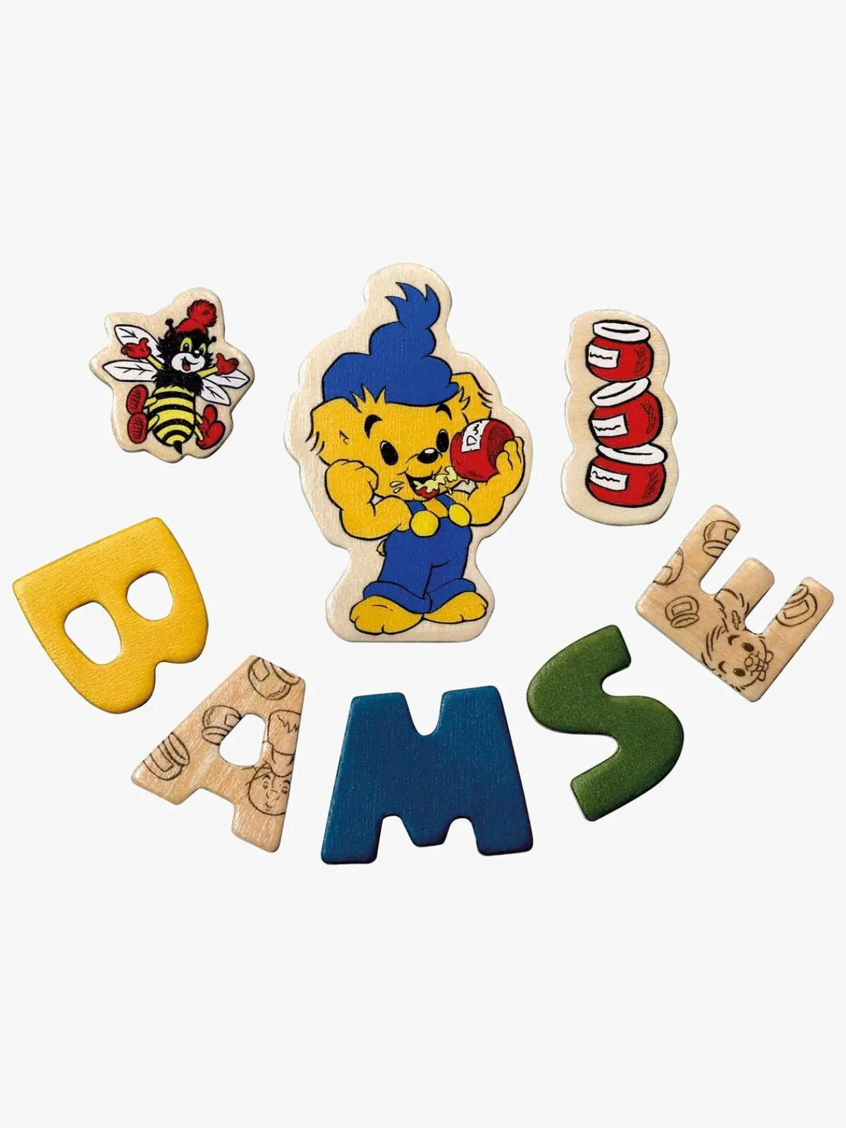 Børn Bamse Interiør>Verdens Stærkeste Bjørn Magnet Bogstaver og Figurer