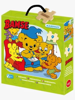 Bamse Spil & Puslespil*Verdens Stærkeste Bjørn Puslespil Læsning 9 Brikker