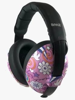 Banz Sikkerhed*Høreværn Baby, Peace Pink Lyserød
