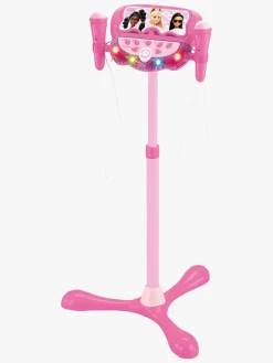 Barbie Musikinstrumenter|Elektronik & Media*Justerbart Karaoke-stativ med 2 Mikrofoner