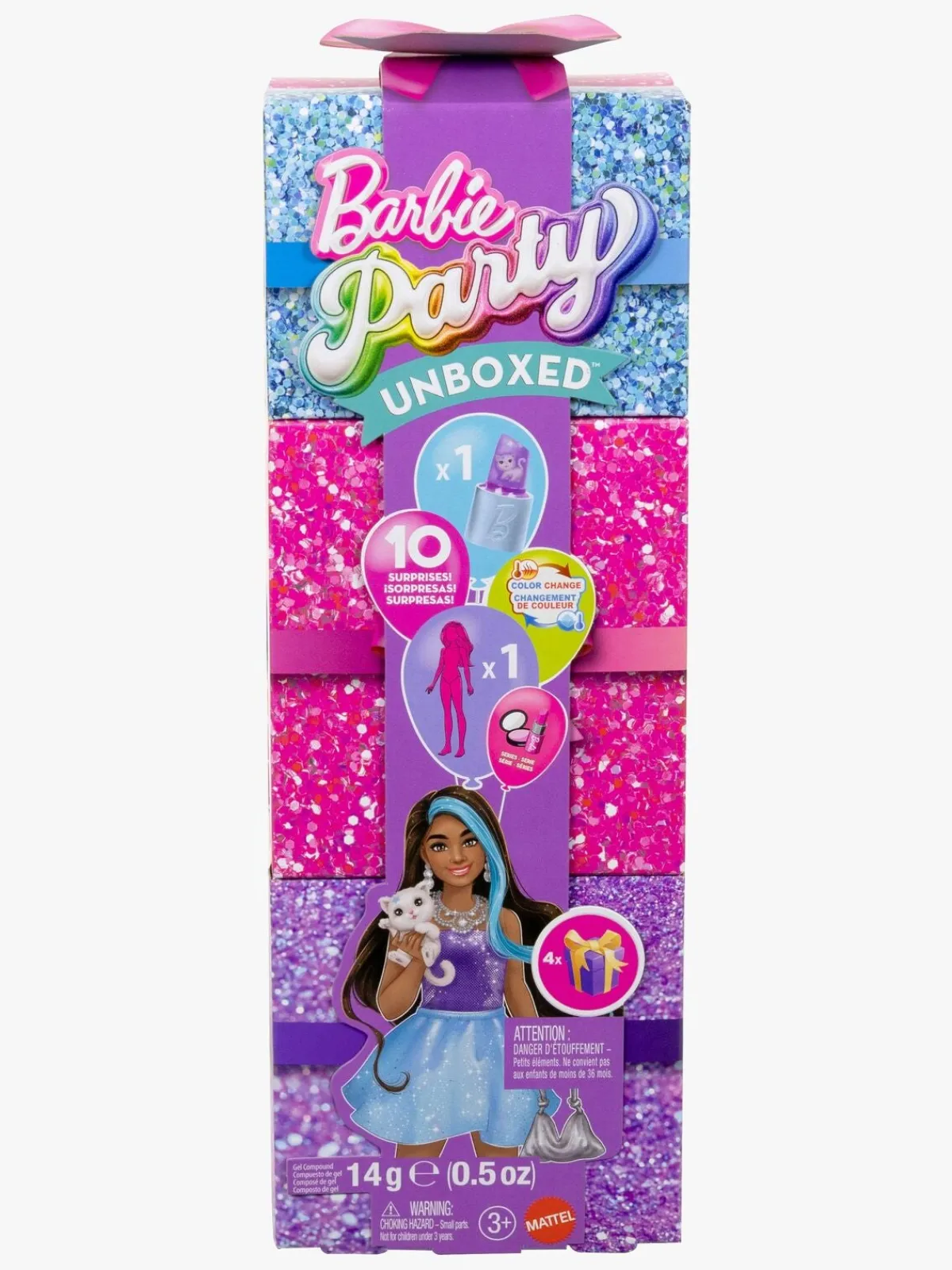 Barbie Party Unboxed Dukke Glam Series, Lilla