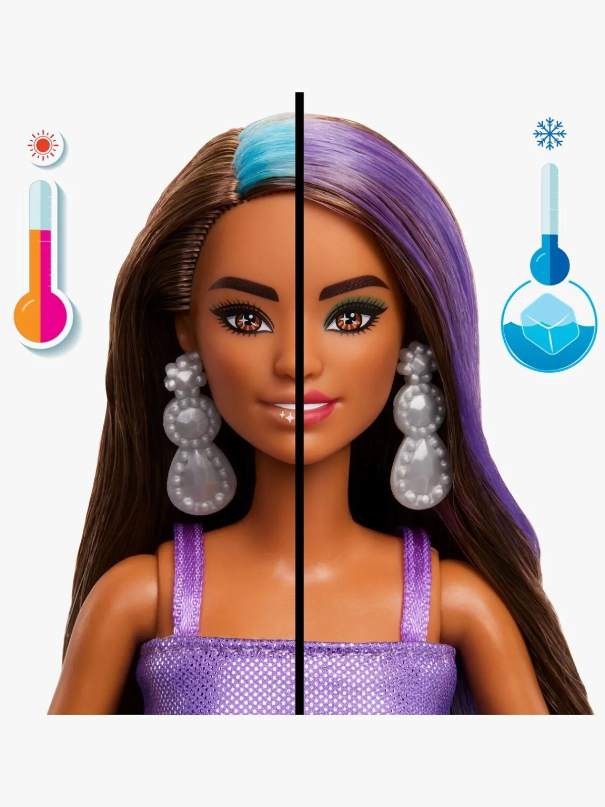 Barbie Party Unboxed Dukke Glam Series, Lilla