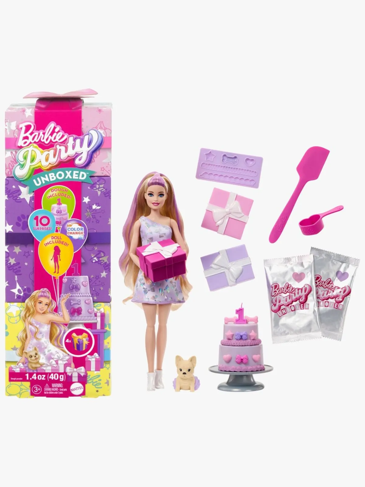 Barbie Party Unboxed Dukke 1