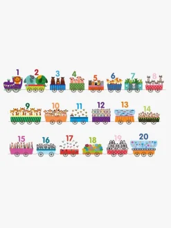 BarboToys Spil & Puslespil>Barbo Toys 123 Puslespil Tog med Dyr 20 Brikker