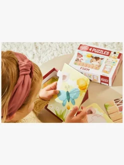 BarboToys Barbo Toys  Rør og føl Puslespil Bondegårdsvenner 4-i-1