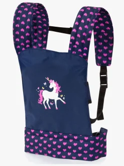 BayerDesign Dukker & Bamser*Bayer Design Bæresele til Dukke, Blå Blå/Lyserød