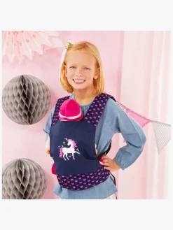 BayerDesign Dukker & Bamser*Bayer Design Bæresele til Dukke, Blå Blå/Lyserød