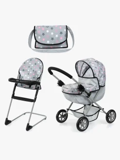 BayerDesign Bayer Design Dukkevogn Cosy Sæt, Grey