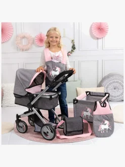 BayerDesign Dukker & Bamser>Bayer Design Dukkevogn Megasæt, Grå