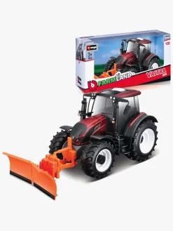 Bburago Legetøjsbiler & -Fartøjer>1:32 Valtra Farm Traktor N174 med Sneplov