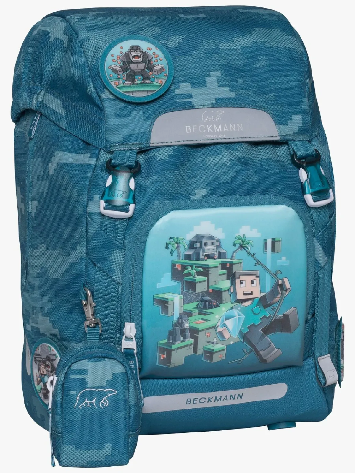 Børn Beckmann Classic Rygsæk 22L, Jungle Game