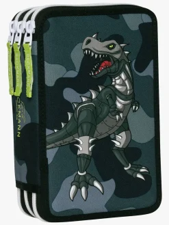 Beckmann Kreativt Legetøj>Penalhus Tredelt, Camo Rex