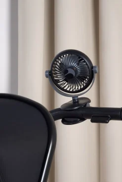 Beemoo Vogntilbehør*Barnevognsventilator, Black/Grey