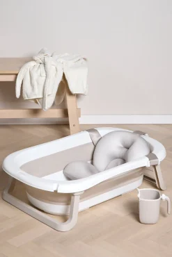 Beemoo Badeværelset>CARE Assist Badekar inkl. Badestøtte Stativ & Skyllekande, Beige