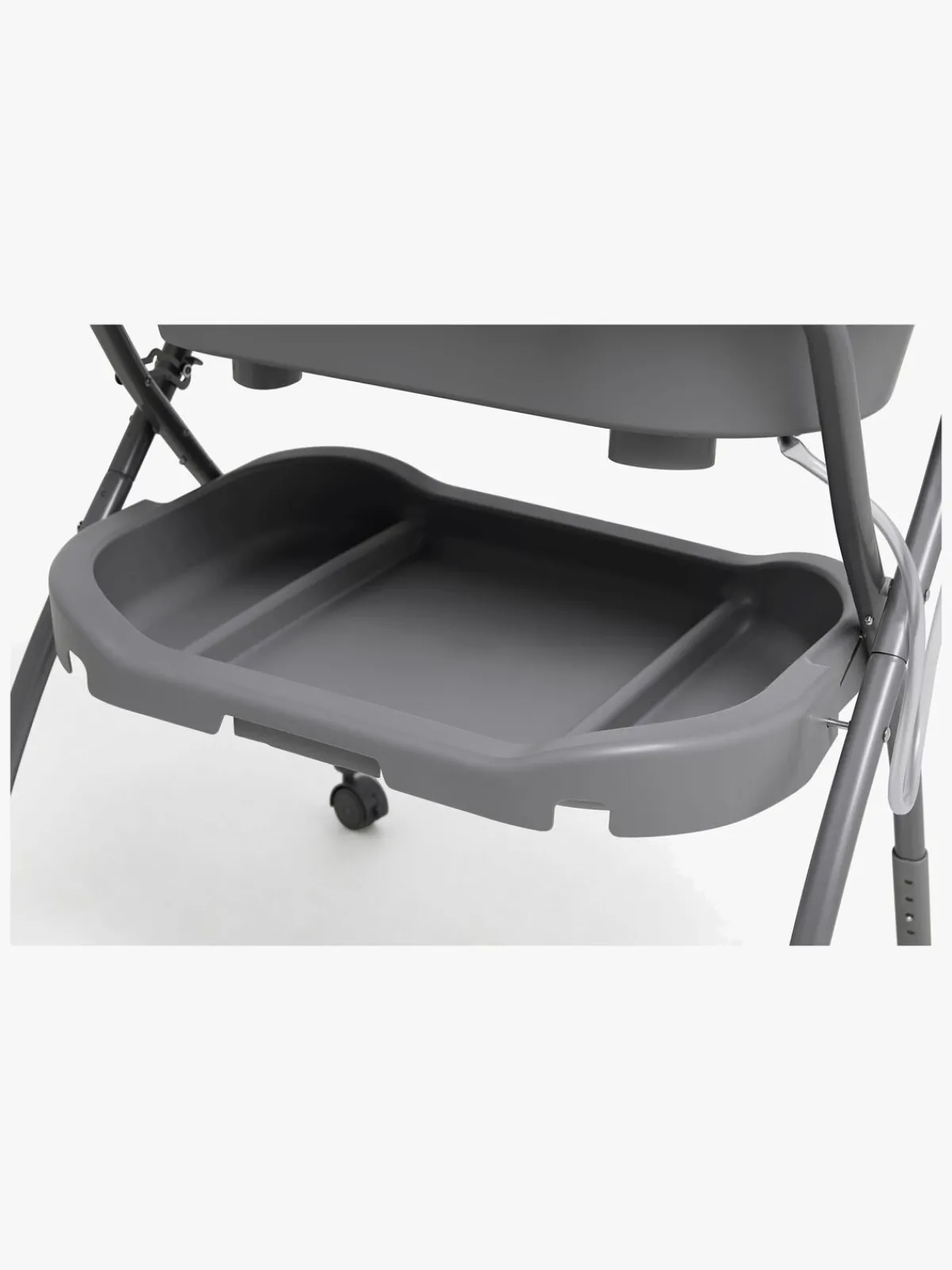 Beemoo CARE Flex Puslebord med Badekar, Dark Grey
