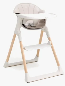 Beemoo CARE Harmony Højstol inkl. Hynde, White/Wood/Beige