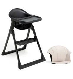 Beemoo Højstole & Tilbehør*CARE Harmony Højstol inkl. Hynde, All Black/Beige