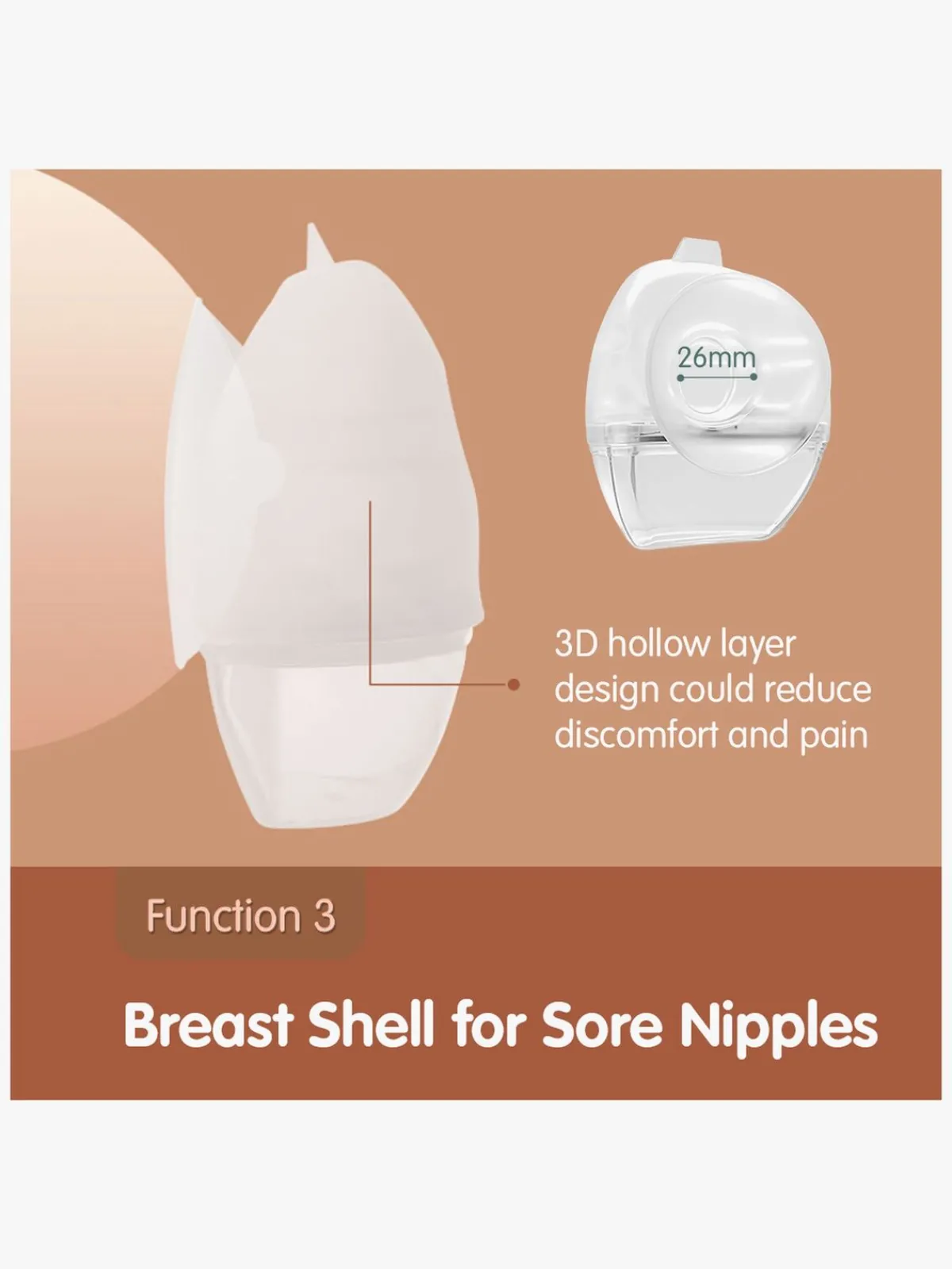 Beemoo Amning>CARE Horigen Bærbar Manuel Brystpumpe inkl. 10-pak Ammeindlæg