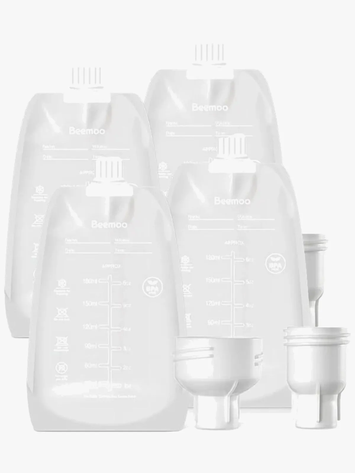 Beemoo CARE Modermælksposer 180 ml 60-Pak