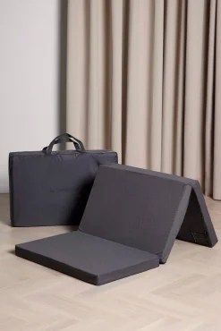 Beemoo Børnesenge & Tilbehør*CARE QuickFold Weekendseng inkl. Madras, Slate