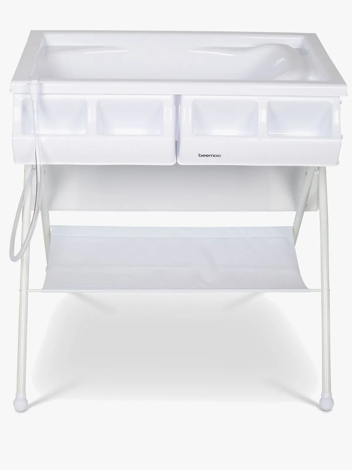 Beemoo Badeværelset|Pusleborde>CARE Sammenfoldeligt Puslebord m. Badekar, Hvid