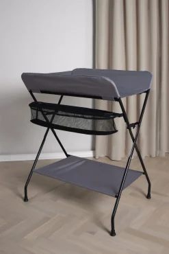 Beemoo Pusleborde*CARE Sammenfoldeligt Puslebord, Dark Grey Grå