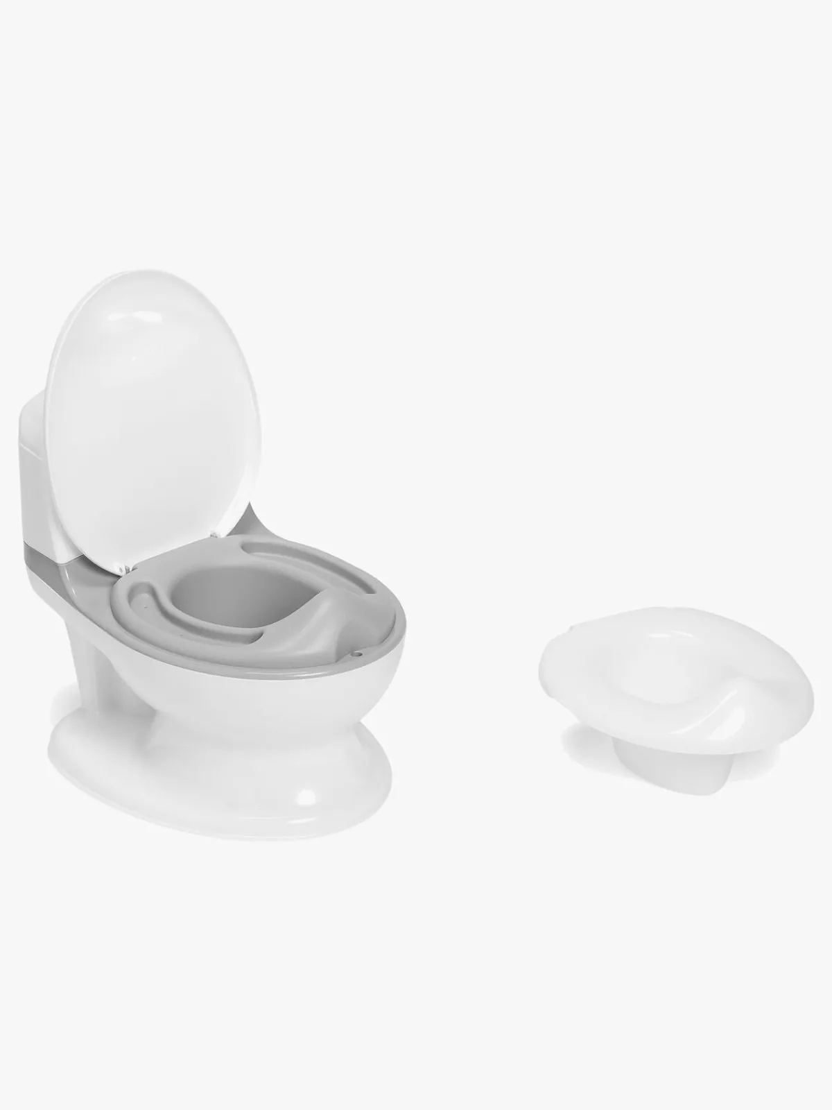 Beemoo Badeværelset*CARE Toiletpotte med Lyd, White/Grey Grå