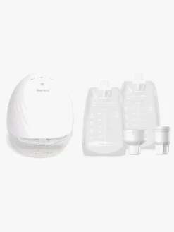 Beemoo CARE Wearable Elektrisk Brystpumpe Single inkl. Modermælksposer 180 ml 30-pak