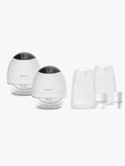 Beemoo Amning>CARE Wearable LED Elektrisk Brystpumpe Dobbelt inkl. Modermælksposer 30-pak