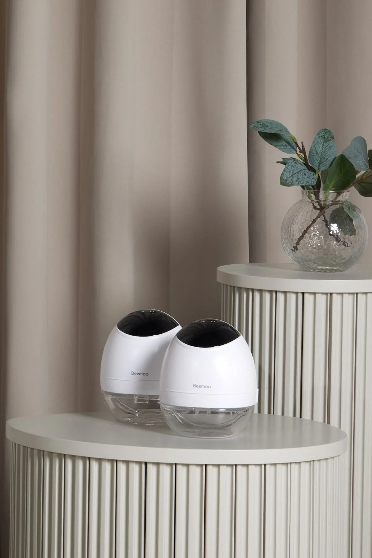 Beemoo Amning>CARE Wearable LED Elektrisk Brystpumpe Dobbelt inkl. Modermælksposer 30-pak