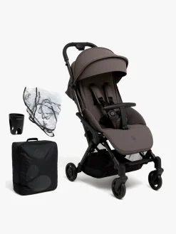 Beemoo Vognpakker>Easy Fly Lux 4 Klapvogn inkl. Tilbehørspakke, Gull Grey