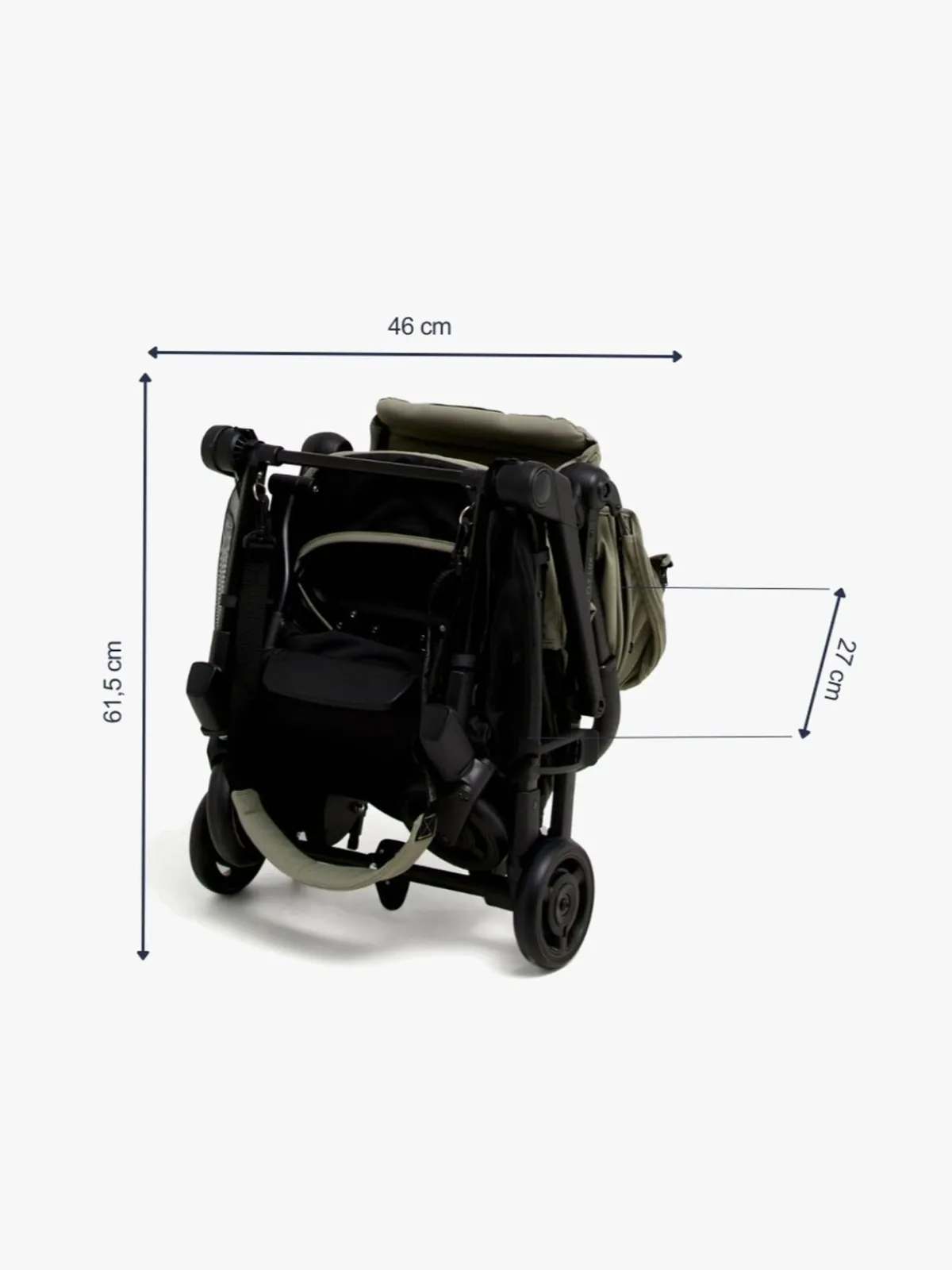 Beemoo Rejseklapvogne*Easy Fly Lux 4 Klapvogn, Spring Green Grøn