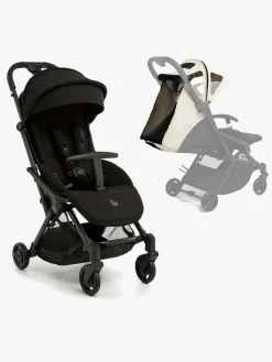 Beemoo Vognpakker>Easy Fly Lux 4 Klapvogn inkl. Breezy Kaleche, Jet Black/Off-White