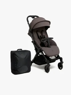 Beemoo Easy Fly Lux 4 Klapvogn inkl. Padded Transporttaske, Gull Grey