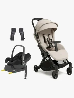 Beemoo Easy Fly Lux 4 Klapvogn inkl Maxi-Cosi CabrioFix Autostol Baby & Base, Sand Beige