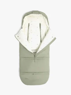 Beemoo Køreposer*Light Kørepose inkl. Forlængerdel, Green Eucalyptus Grøn