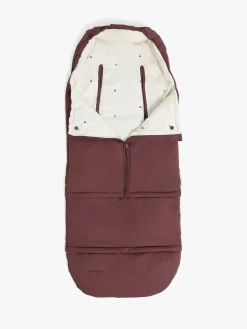 Beemoo Light Kørepose inkl. Forlængerdel, Maroon Berry