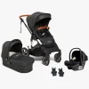 Beemoo Vognpakker>Maxi 4 Duovogn inkl. Route i-Size Autostol Baby, Black/Black Stone