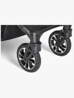 Beemoo Maxi 4 Twin Søskendevogn inkl. Søskendeklapvognsdel, Black/Black