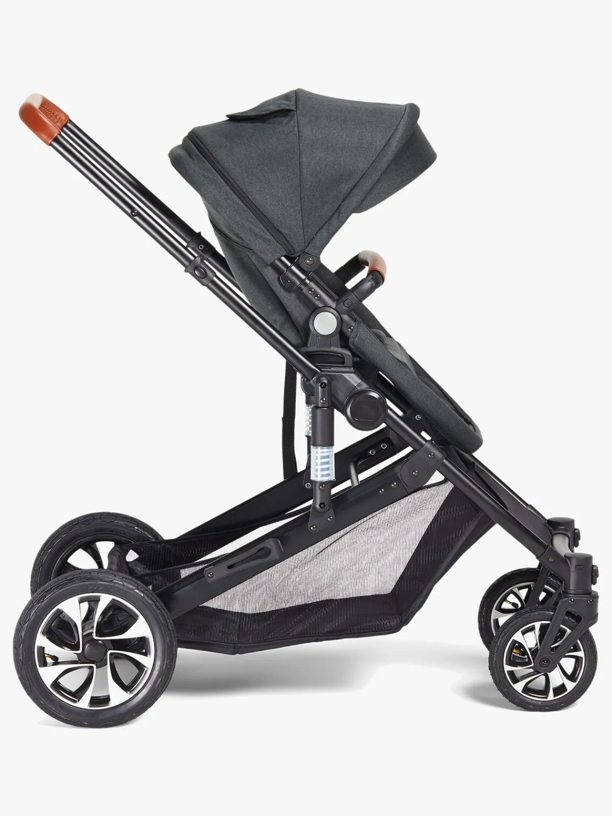 Beemoo Maxi 4 Twin Søskendevogn inkl. Søskendeklapvognsdel, Black/Black