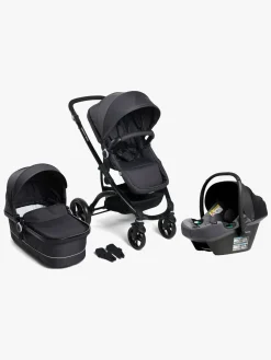 Beemoo Vognpakker*Move Duo Kombivogn inkl. Route i-Size Autostol Baby, Asphalt/Mineral Grey