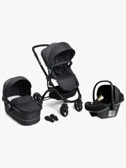 Beemoo Vognpakker*Move Duo Kombivogn inkl. Route i-Size Autostol Baby, Asphalt/Black Stone