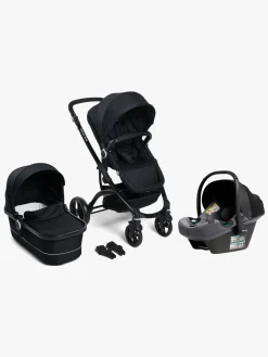 Beemoo Vognpakker*Move Duo Kombivogn inkl. Route i-Size Autostol Baby, Black/Mineral Grey