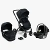 Beemoo Vognpakker>Move Duo Kombivogn inkl. Route i-Size Autostol Baby, Black/Black Stone