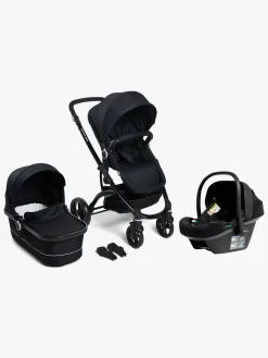 Beemoo Vognpakker>Move Duo Kombivogn inkl. Route i-Size Autostol Baby, Black/Black Stone