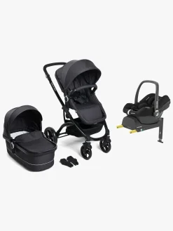 Beemoo Move Duo Kombivogn inkl. Maxi-Cosi CabrioFix i-Size Autostol Baby & Base, Asphalt