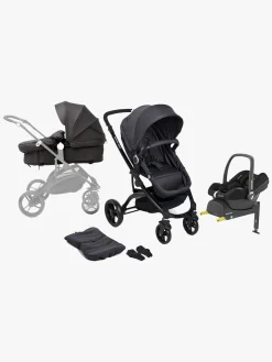 Beemoo Vognpakker>Move 2-in-1 Kombivogn inkl. Maxi-Cosi CabrioFix i-Size Autostol Baby & Base, Asphalt