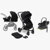 Beemoo Vognpakker>Move 2-in-1 Kombivogn inkl. Maxi-Cosi CabrioFix i-Size Autostol Baby & Base, Black