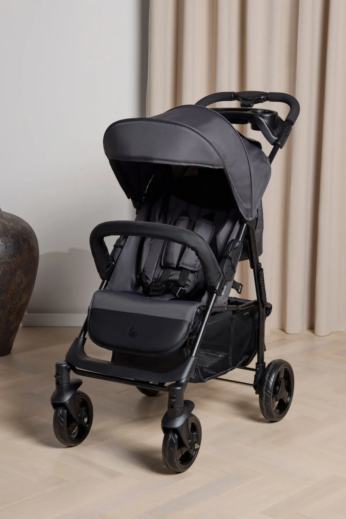 Beemoo Rejseklapvogne*Move Shopper Klapvogn, Asphalt Grå