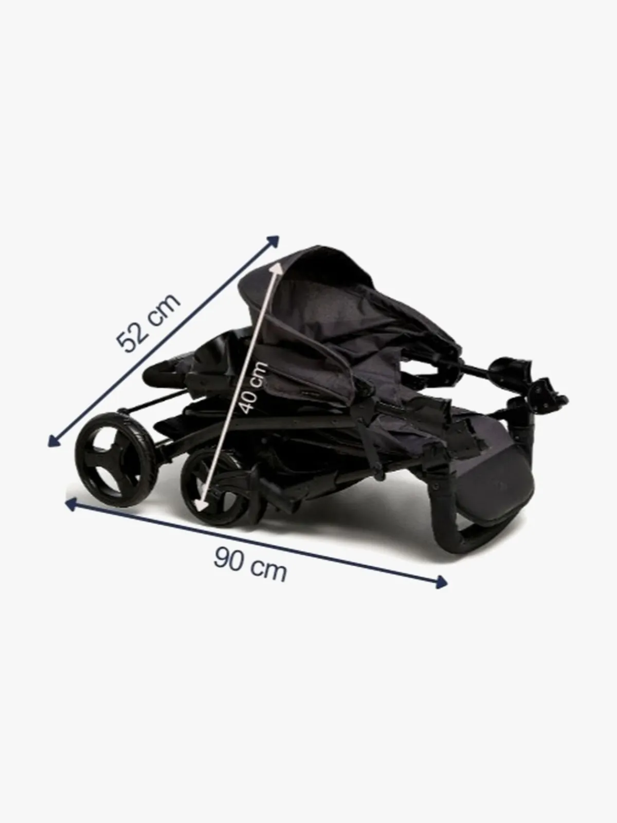 Beemoo Rejseklapvogne*Move Shopper Klapvogn, Asphalt Grå